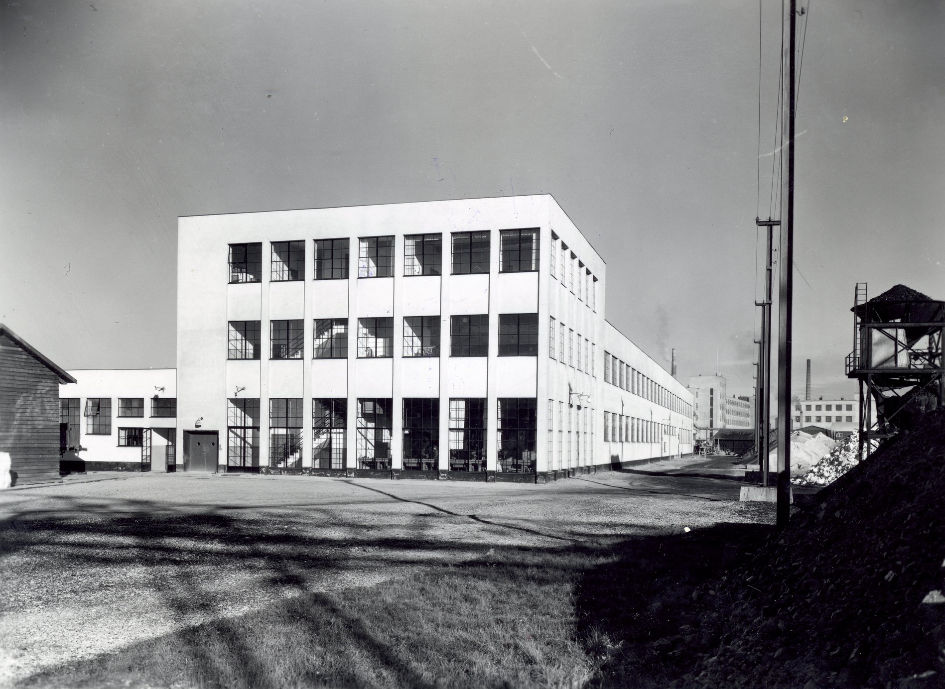 Fabrik Iföverken Golvplattfabriken 1950