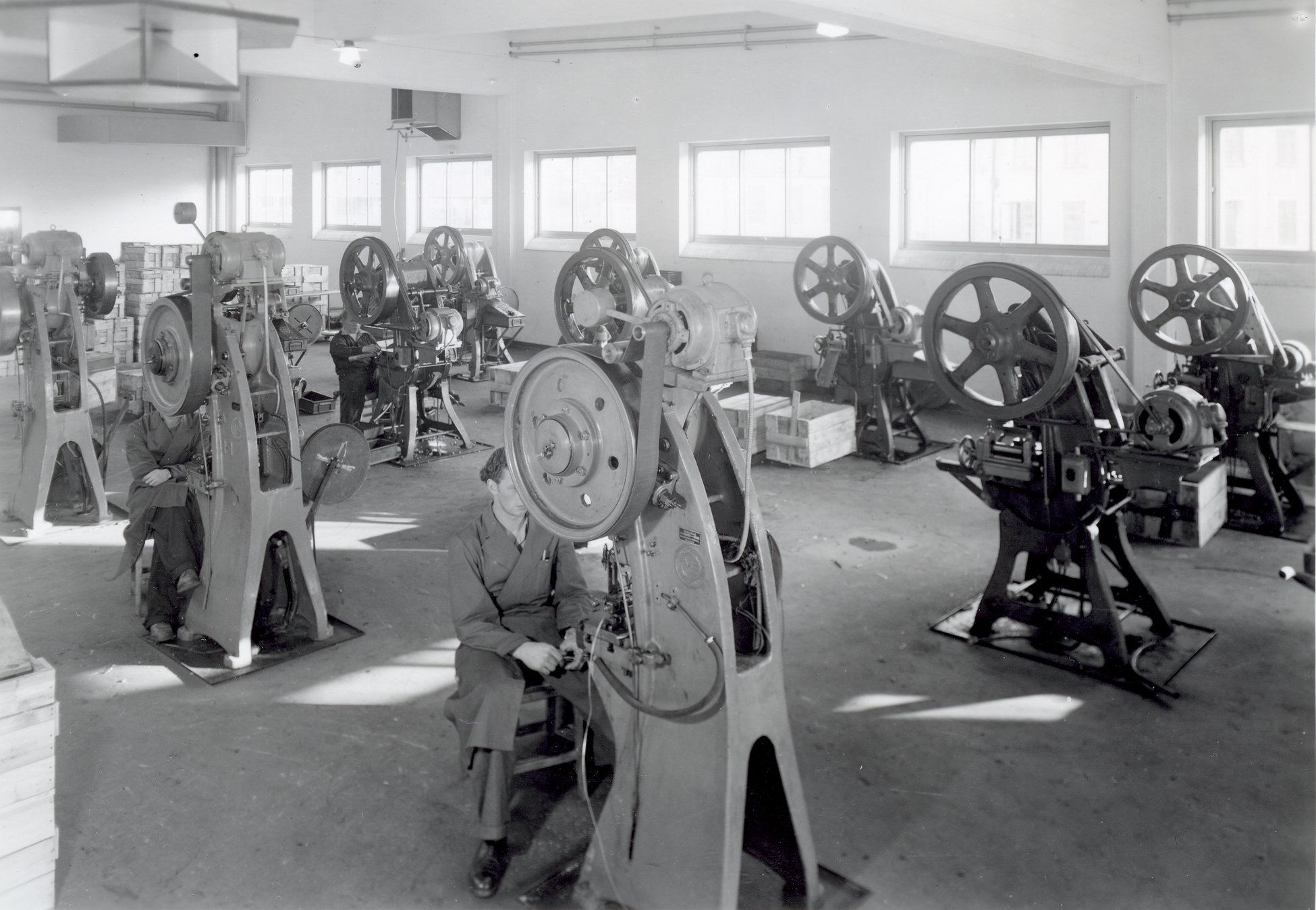 Fabrik Iföverken Pressgodsfabriken Pressning 1950