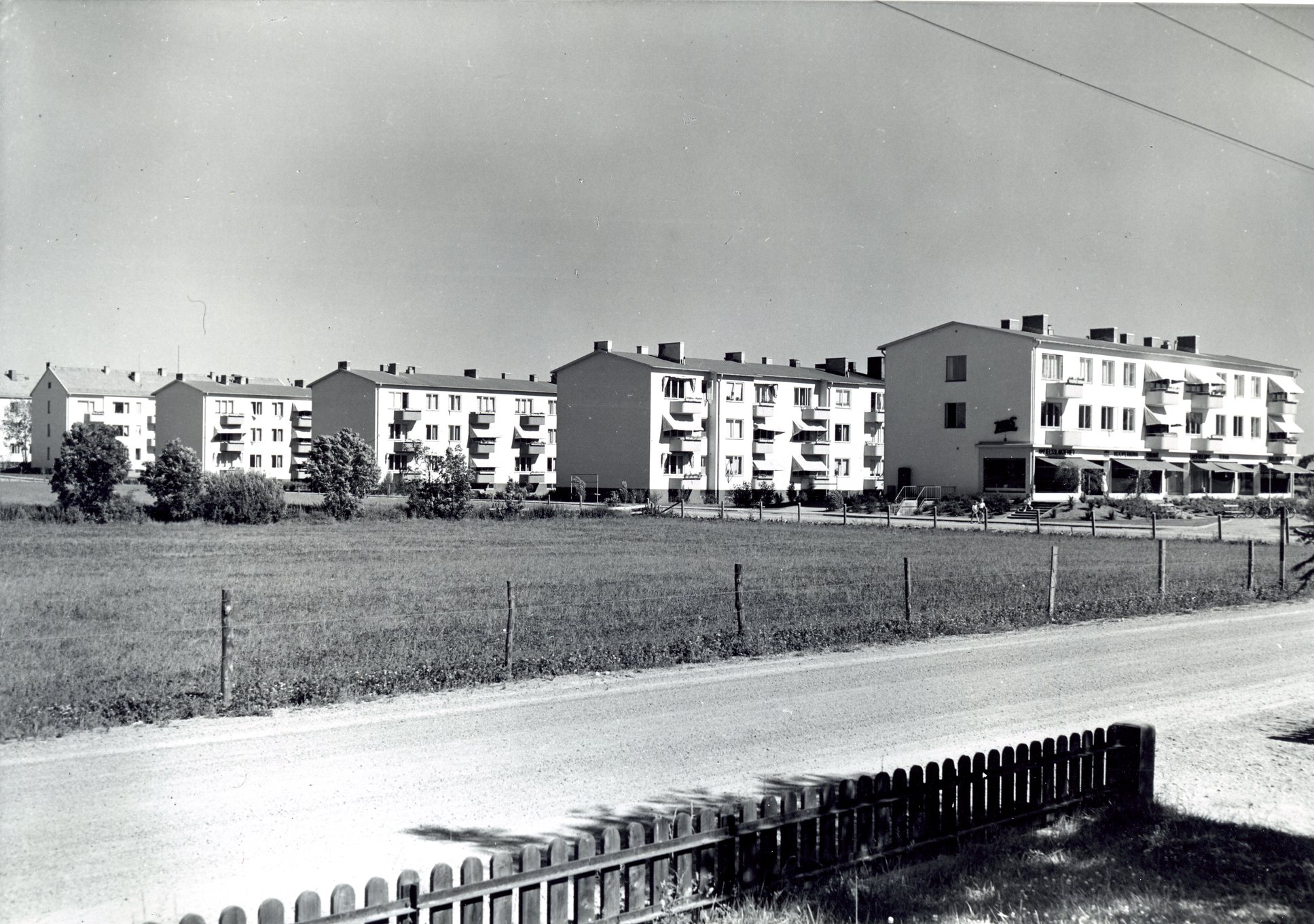 Bromölla Ågatan Fjälkingegatan Hus 1940