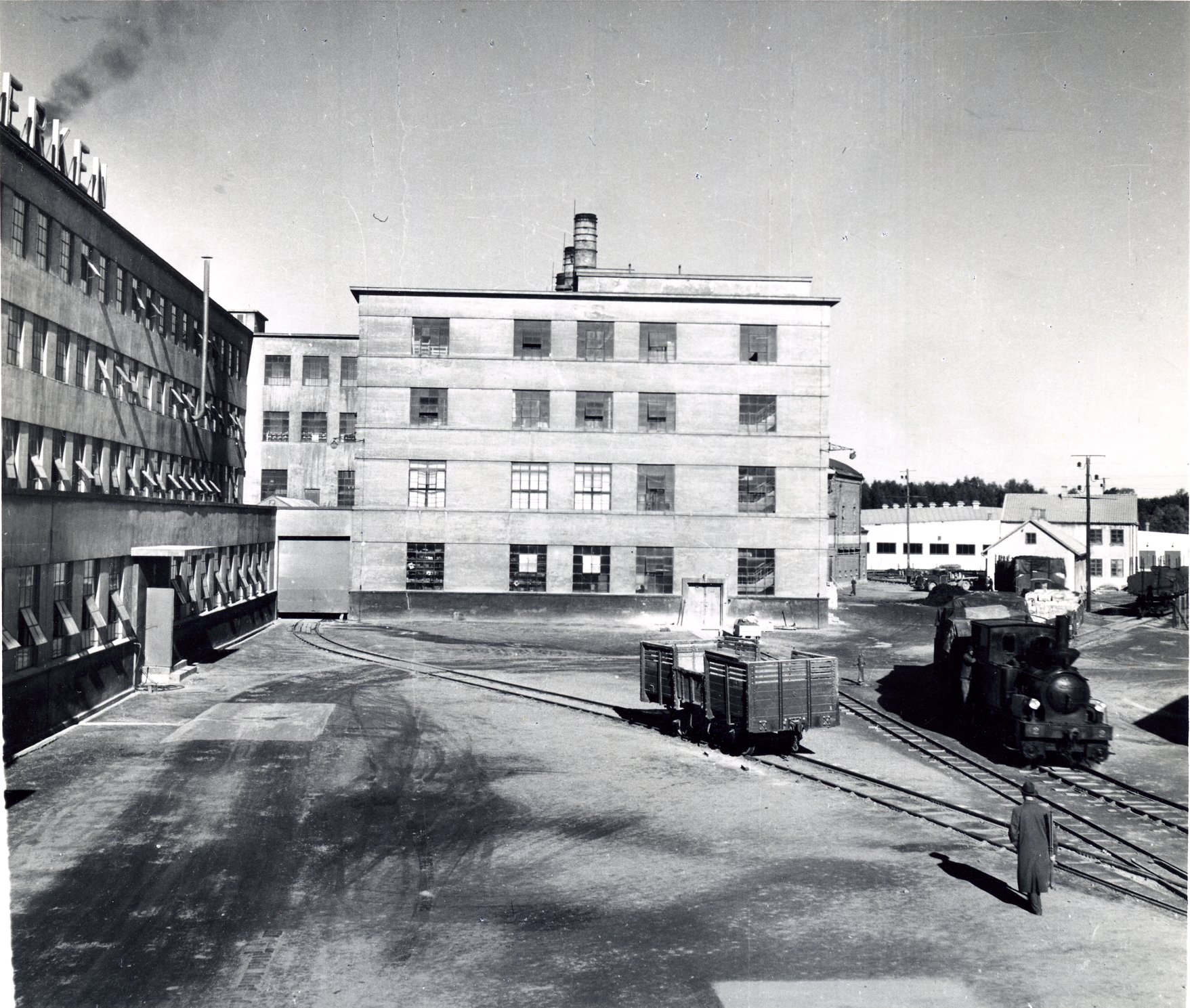 Fabrik Iföverken Gaveln Isolatorfabriken 1950