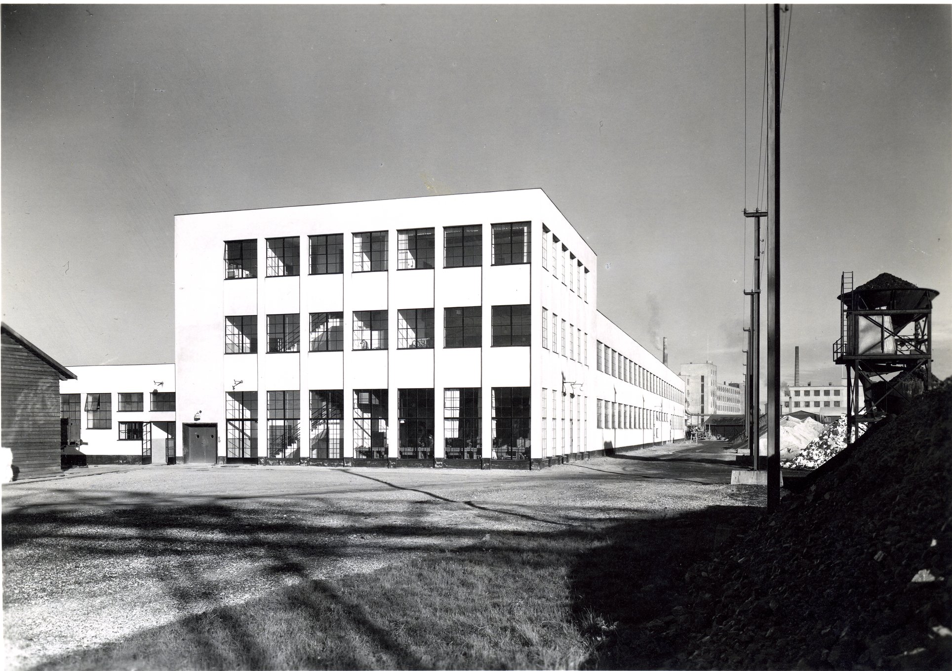 Fabrik Iföverken Golvplattfabriken 1950