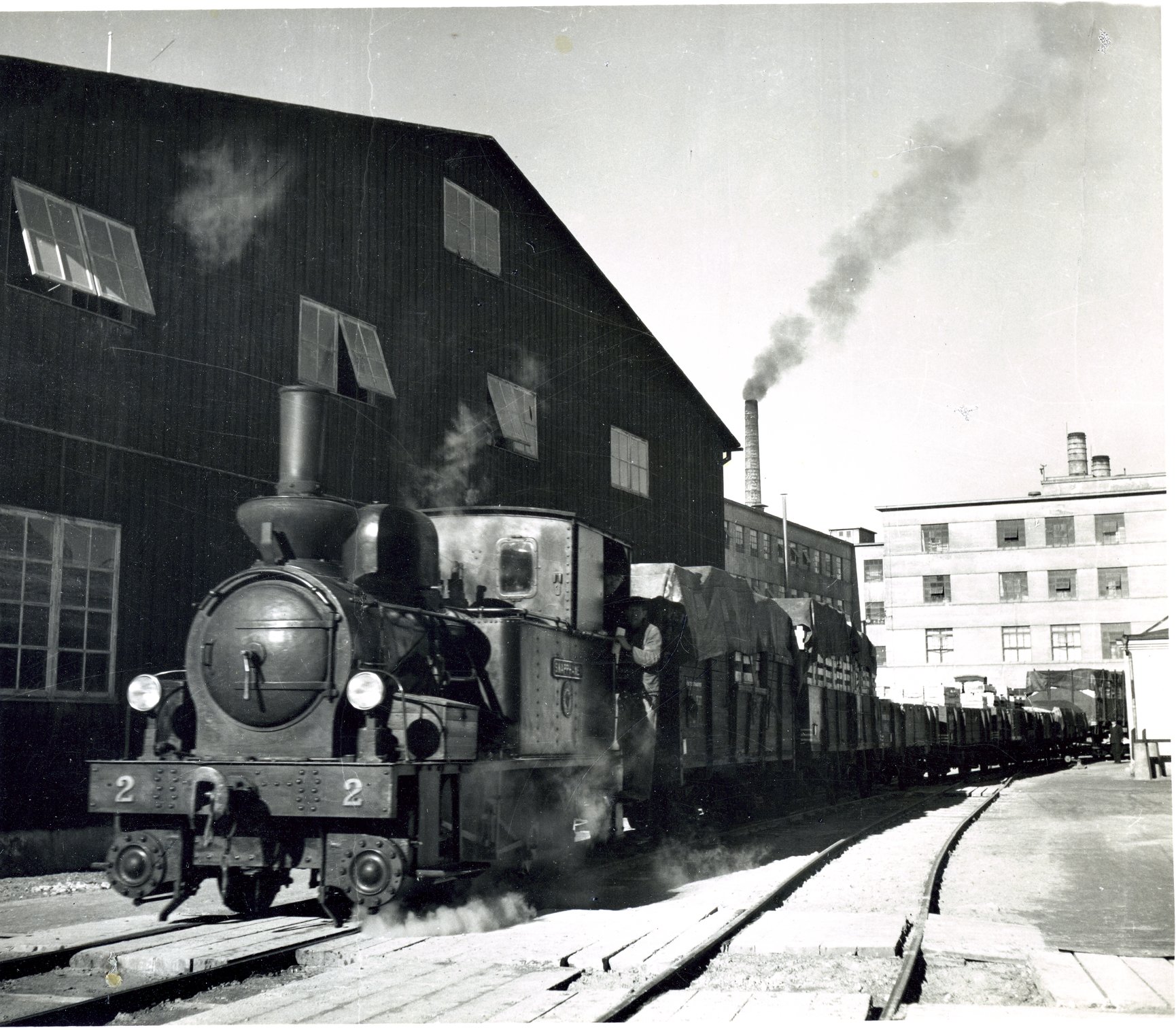 Fabrik Iföverken Ångloket Snapphanen 1950