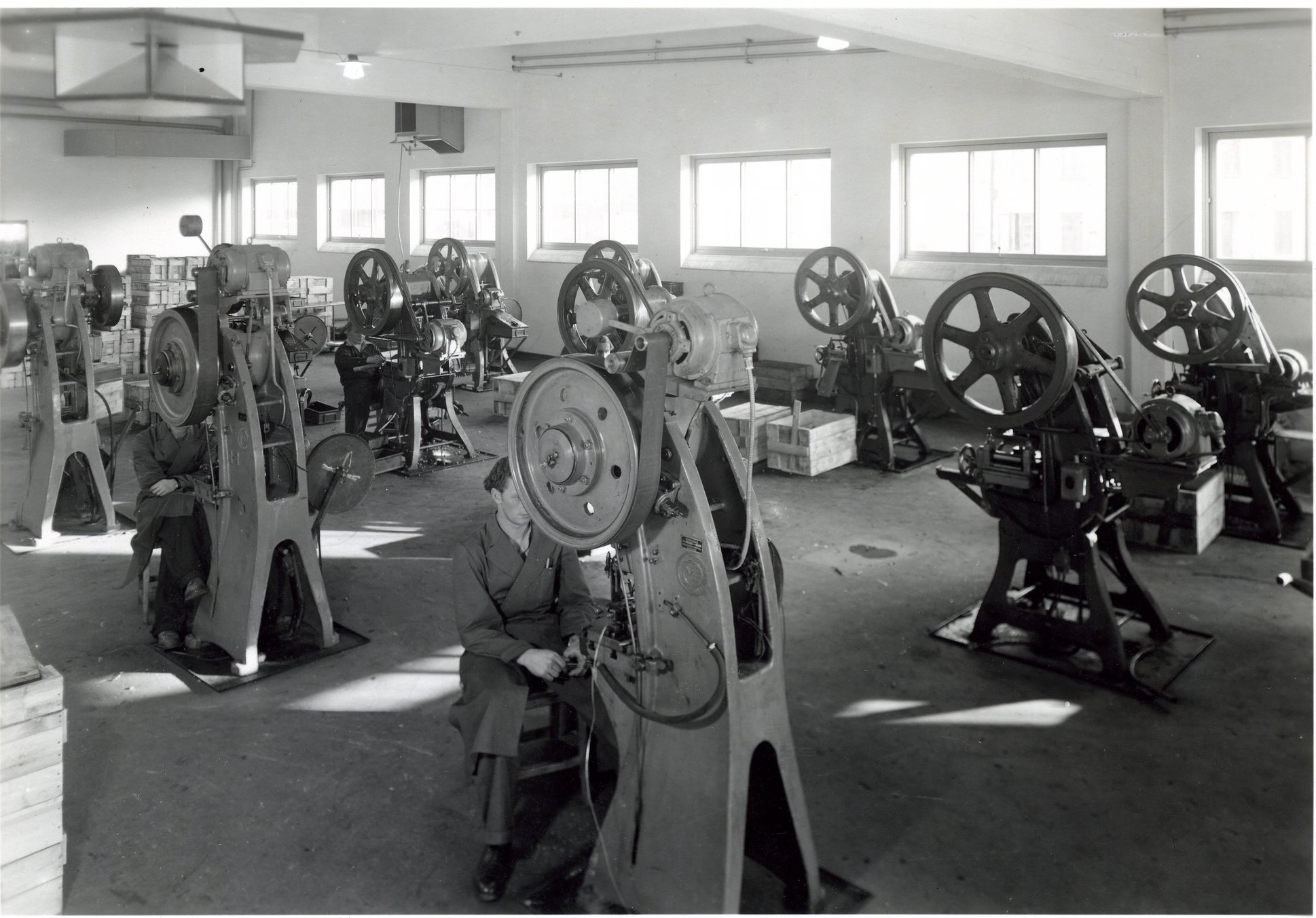 Fabrik Iföverken Pressgodsfabriken Maskinpressning 1940