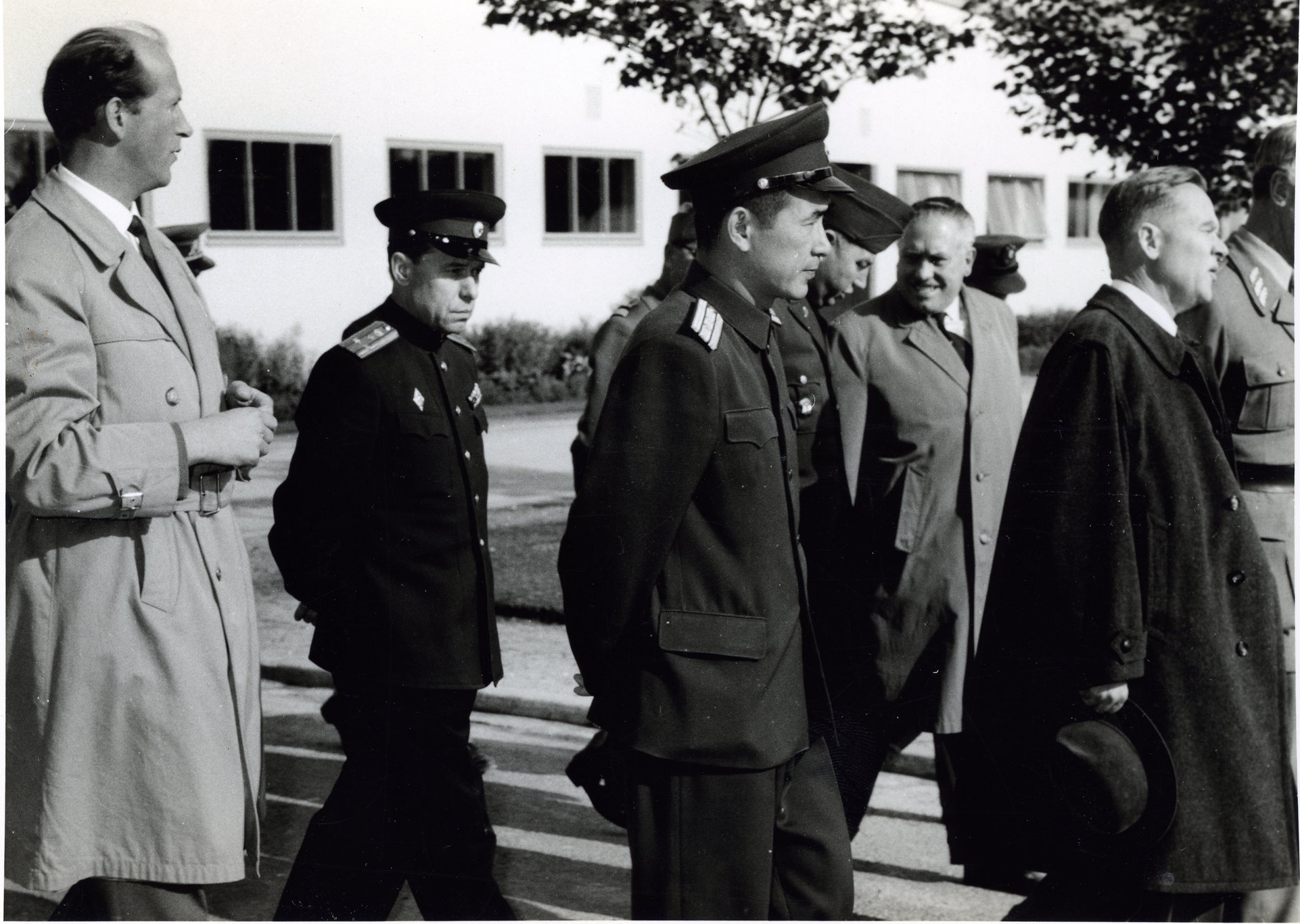 Fabrik Iföverken Militärattacheerna Fabriksbesök 1958