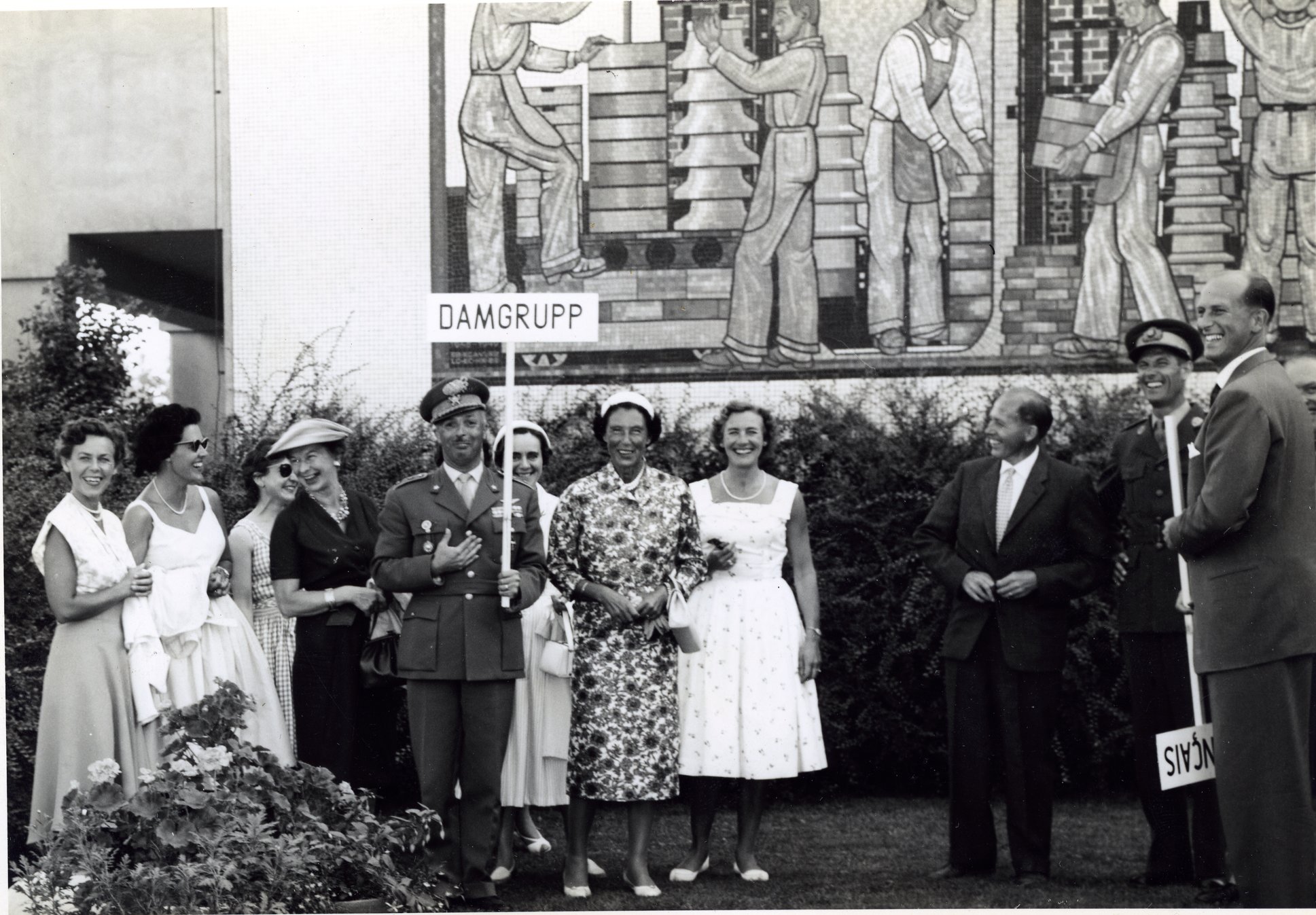 Fabrik Iföverken Militärattacheerna Fabriksbesök 1958