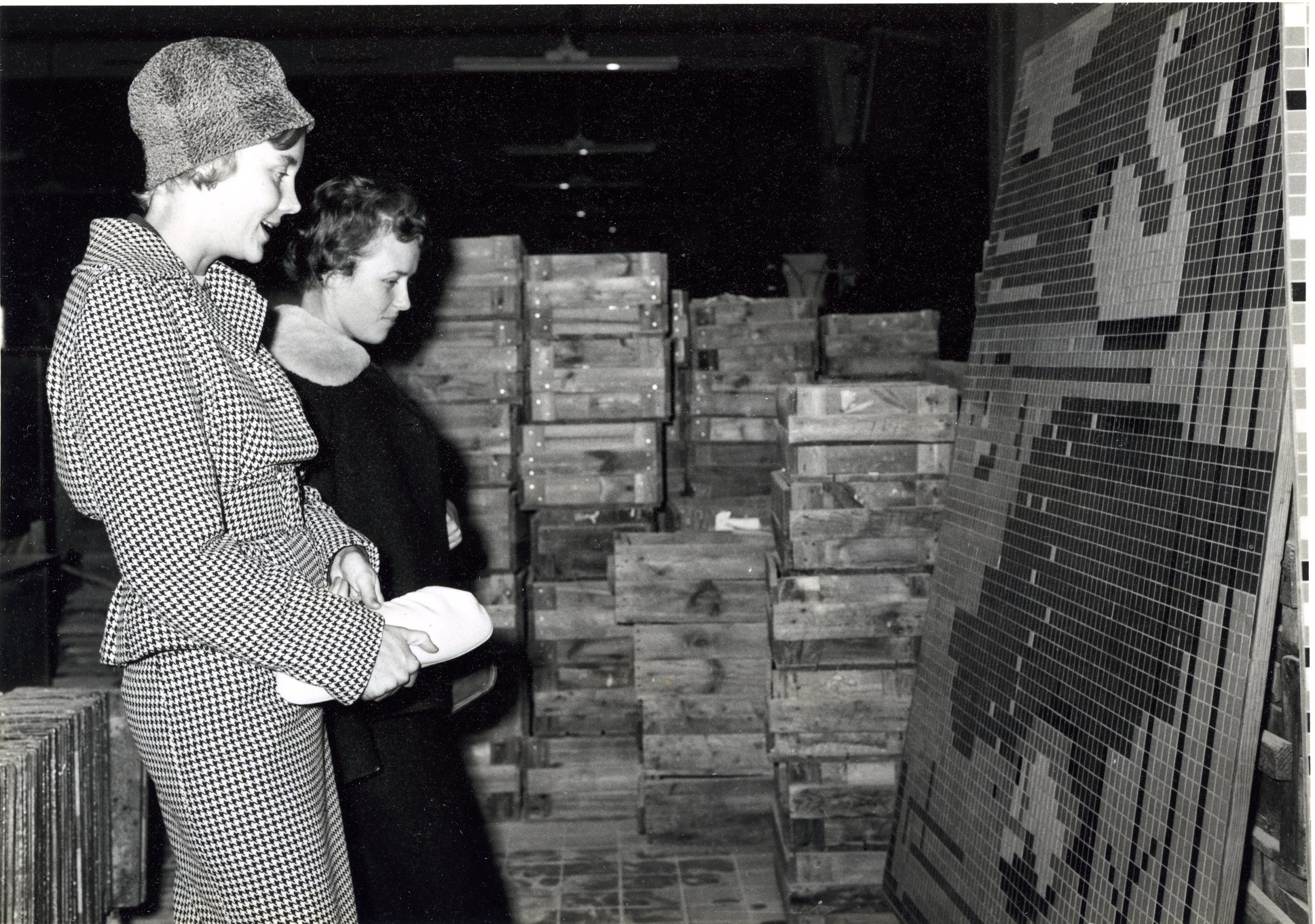 Fabrik Iföverken Militärattacheerna Fabriksbesök 1958