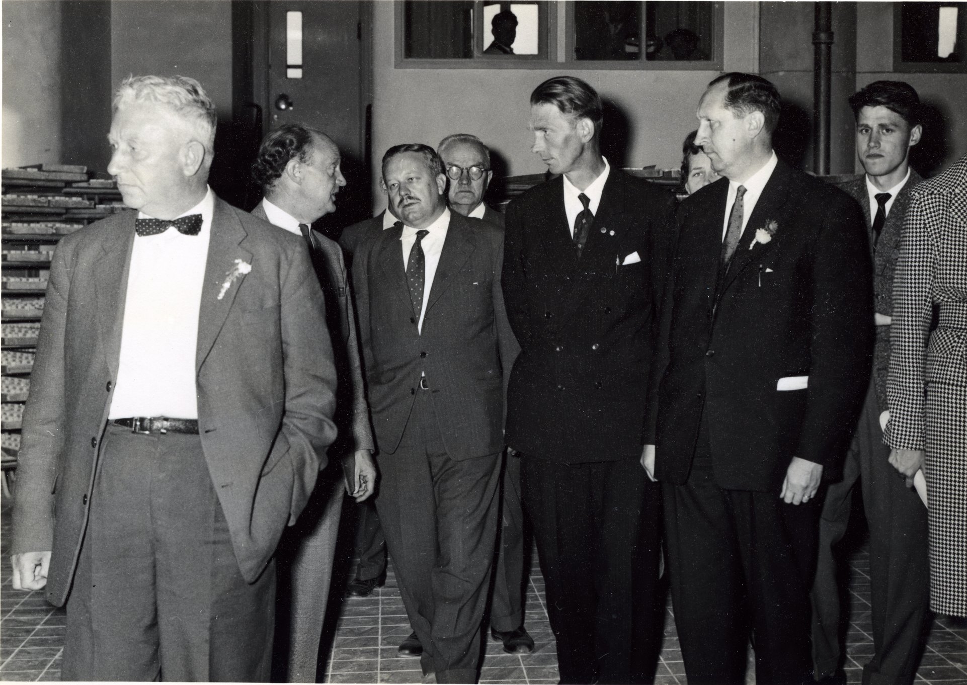 Fabrik Iföverken Militärattacheerna Fabriksbesök 1958