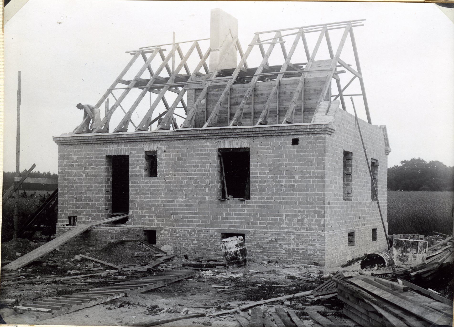 Bromölla Succolwskys Hus Byggt av Nopsa-sten 1927