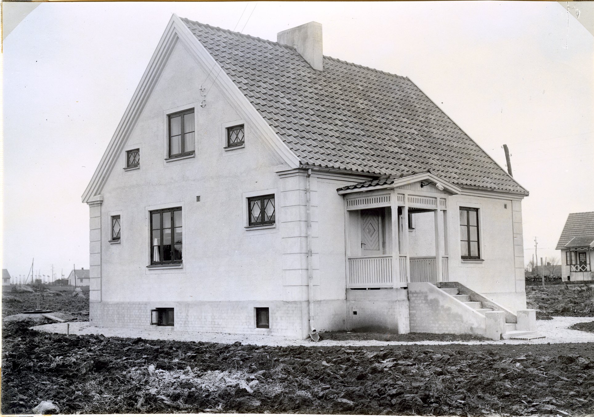 Bromölla Succolwskys Hus Byggt av Nopsa-sten Färdigt 1927