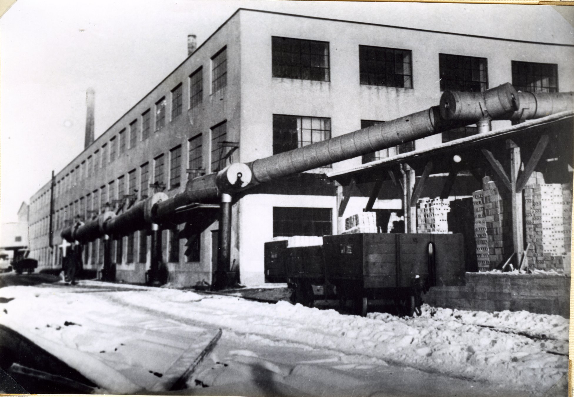 Fabrik Iföverken Chamotte/Sanitetsgodsfabrik Gasledning Tegelladan 1938