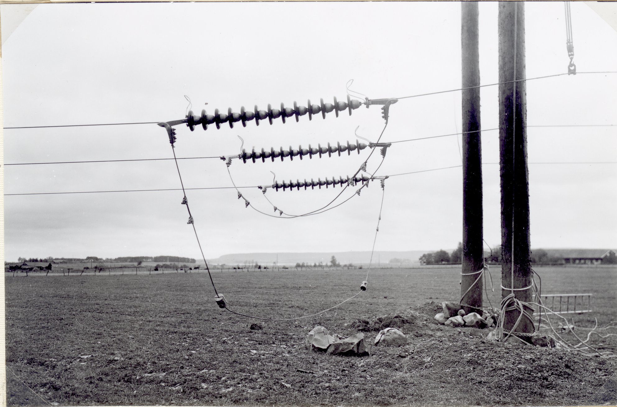 Övrigt Montage Högspännings Kraftledning 130 KV