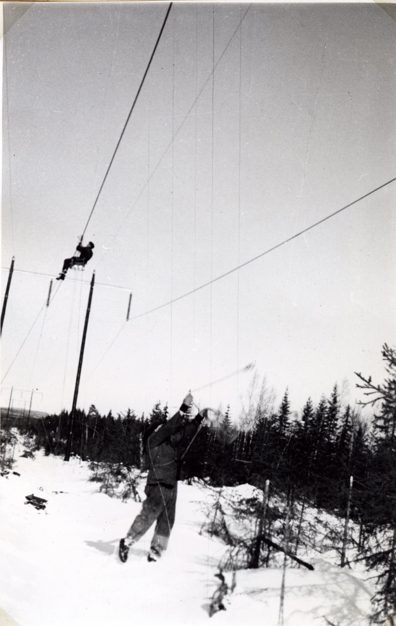 Övrigt Montage Högspännings Kraftledning 130 KV