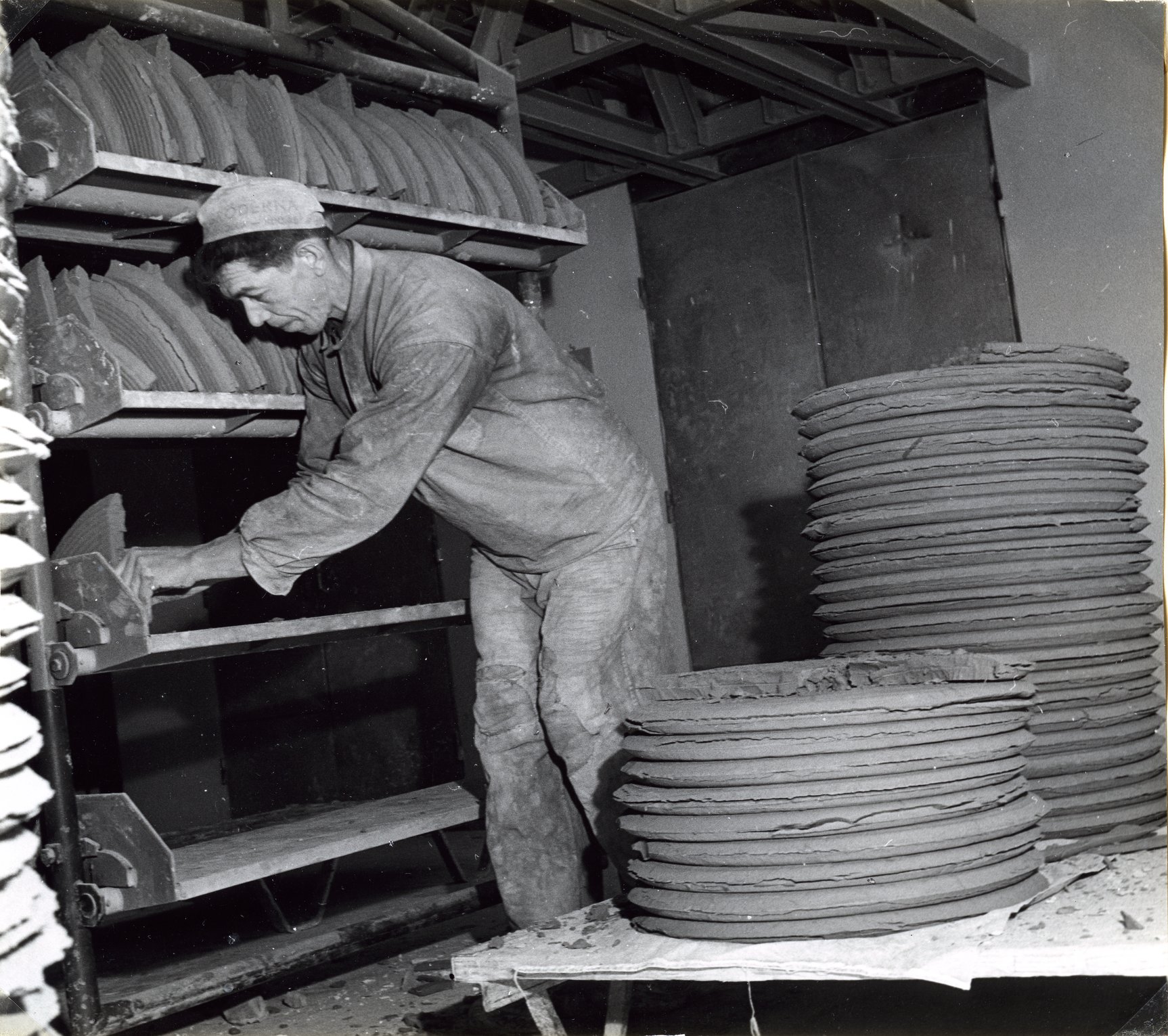 Fabrik Iföverken Massaberedningen Filterkakor 1940-tal