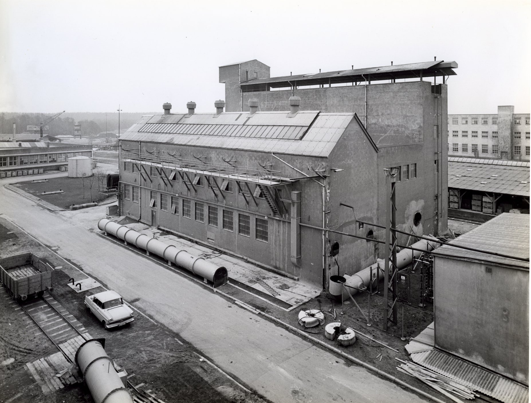 Fabrik Iföverken Gasgenerator Demontering 1965