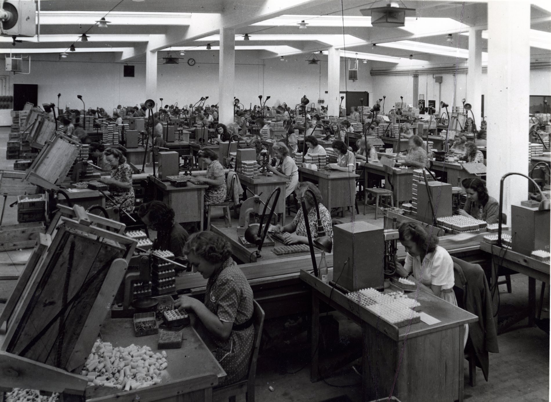 Fabrik Iföverken Pressgods Proppmontering 1948