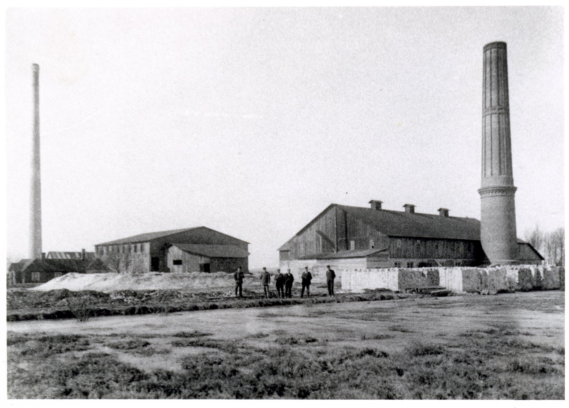 Fabrik Bruket Första Kalkugnen och Chamottetillverkning 1903