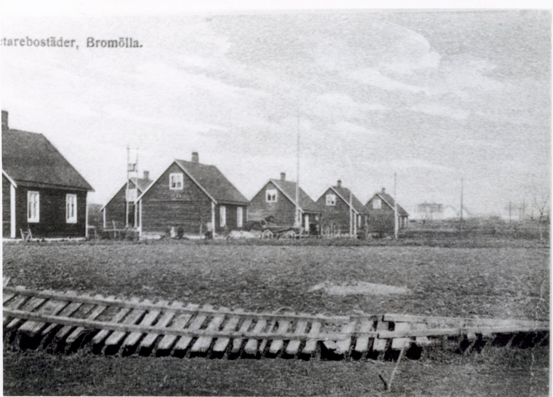 Bromölla Brukshusen (Båtsmanshusen) 1908