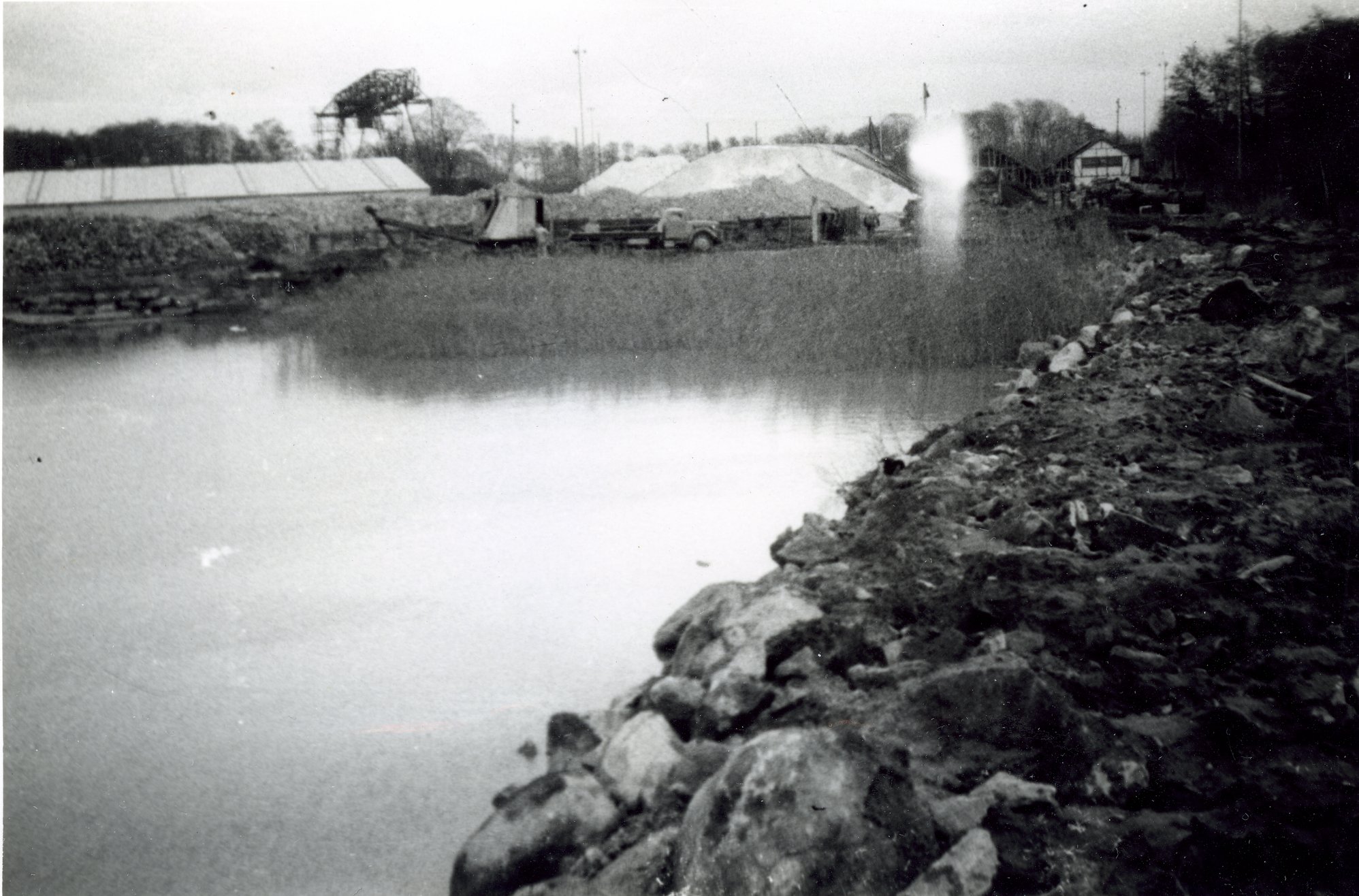 Fabrik Iföverken Södra delen av fabriksomr. vid Pynten 1950