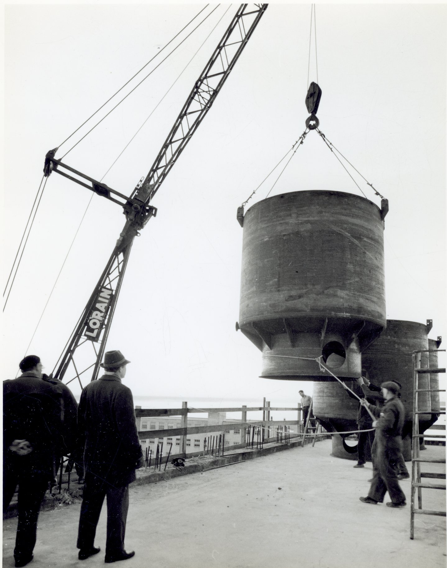 Fabrik Iföverken Sanitetsgodsfabriken Massatankar Övrevån 1961