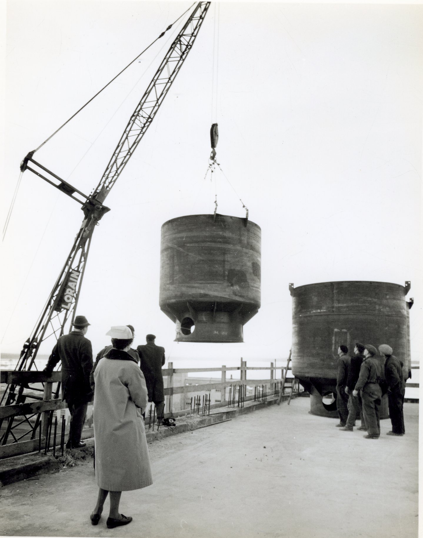 Fabrik Iföverken Sanitetsgodsfabriken Massatankar Övrevån 1961