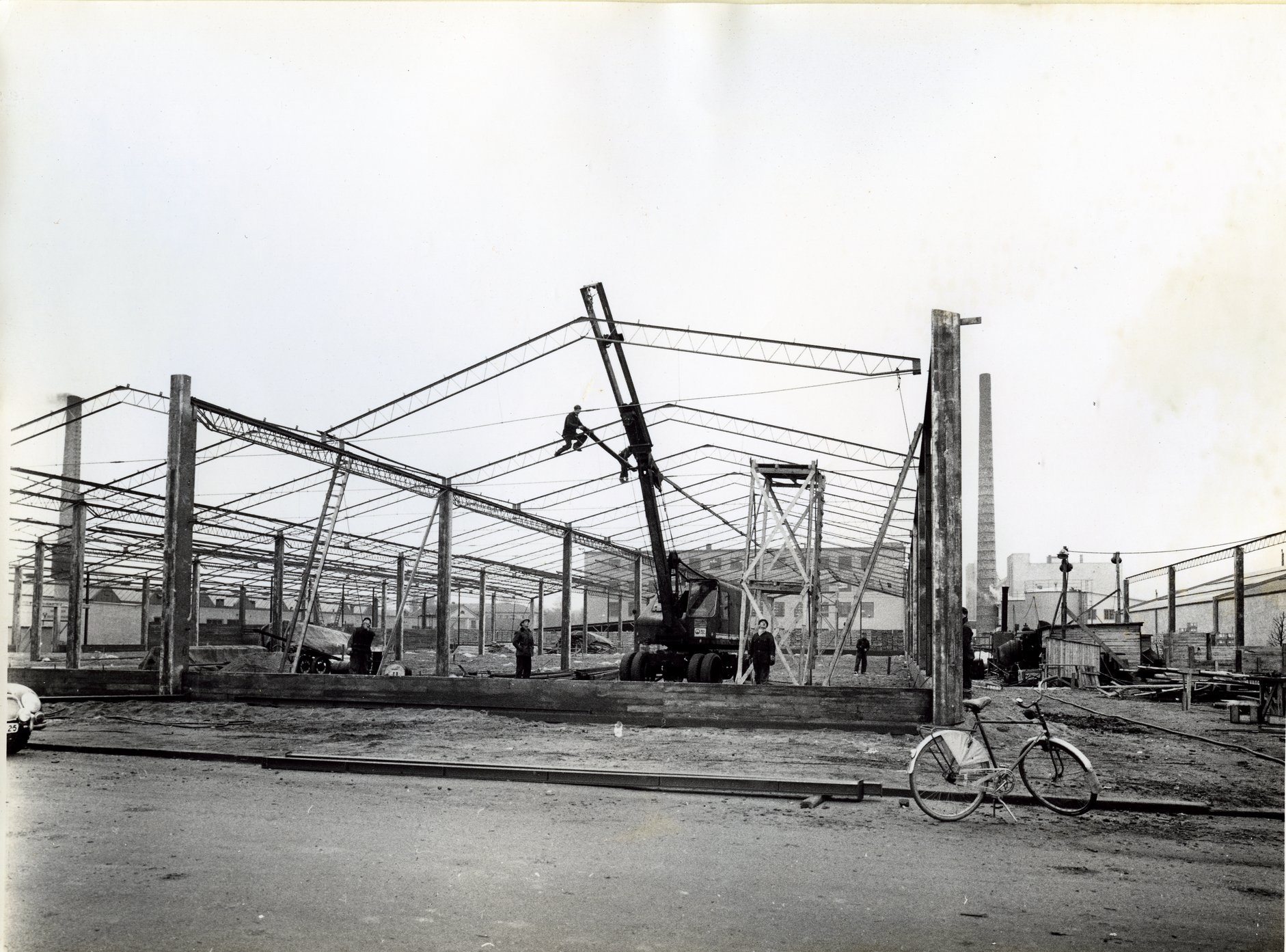 Fabrik Iföverken Isolatorfabriken Kallagerbyggnad 1961