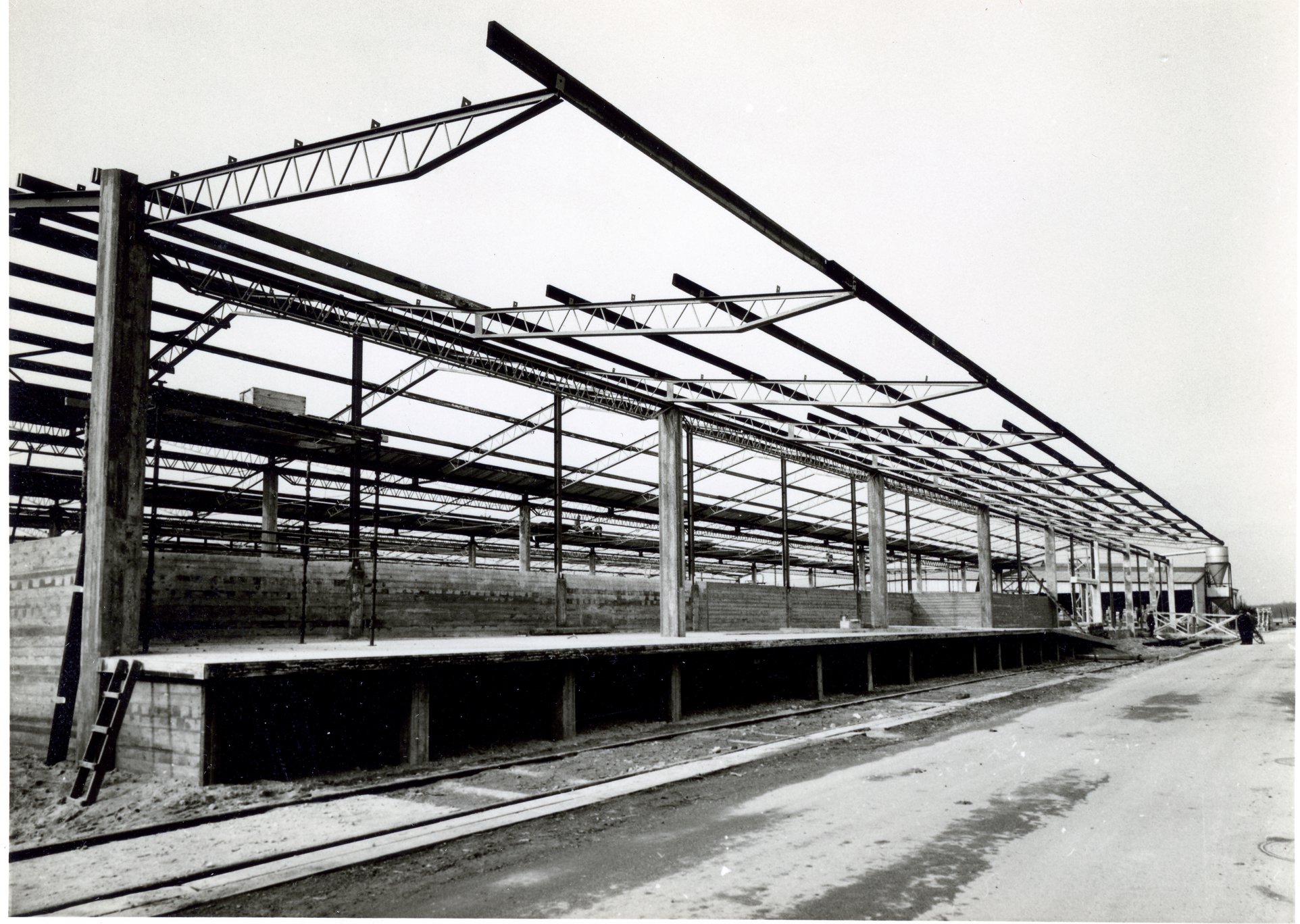 Fabrik Iföverken Isolatorfabriken Kallagerbyggnad 1961