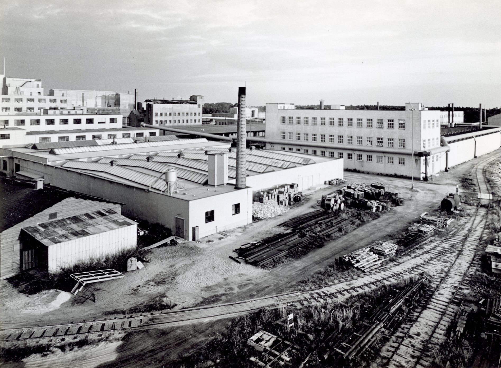 Fabrik Iföverken Centrallagret och Pressgodsfabriken 1960