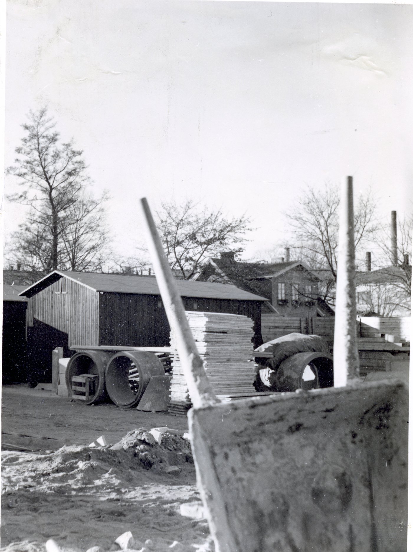 Bromölla Kv Köpmannen. Innan Mosaikhuset byggdes 1953