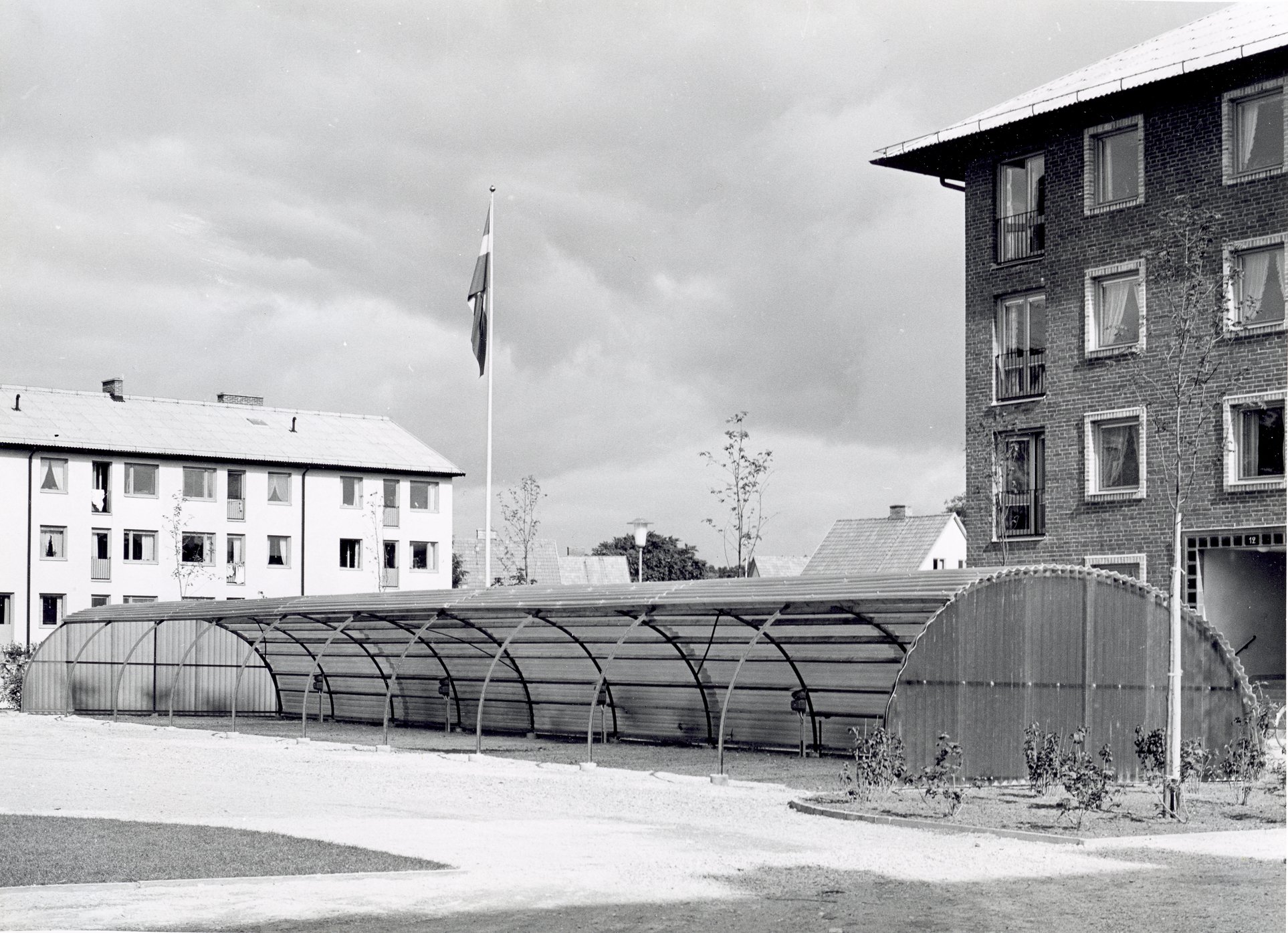 Bromölla Tiansväg "Paranthuset" Kv Kvadraten Garage 1960