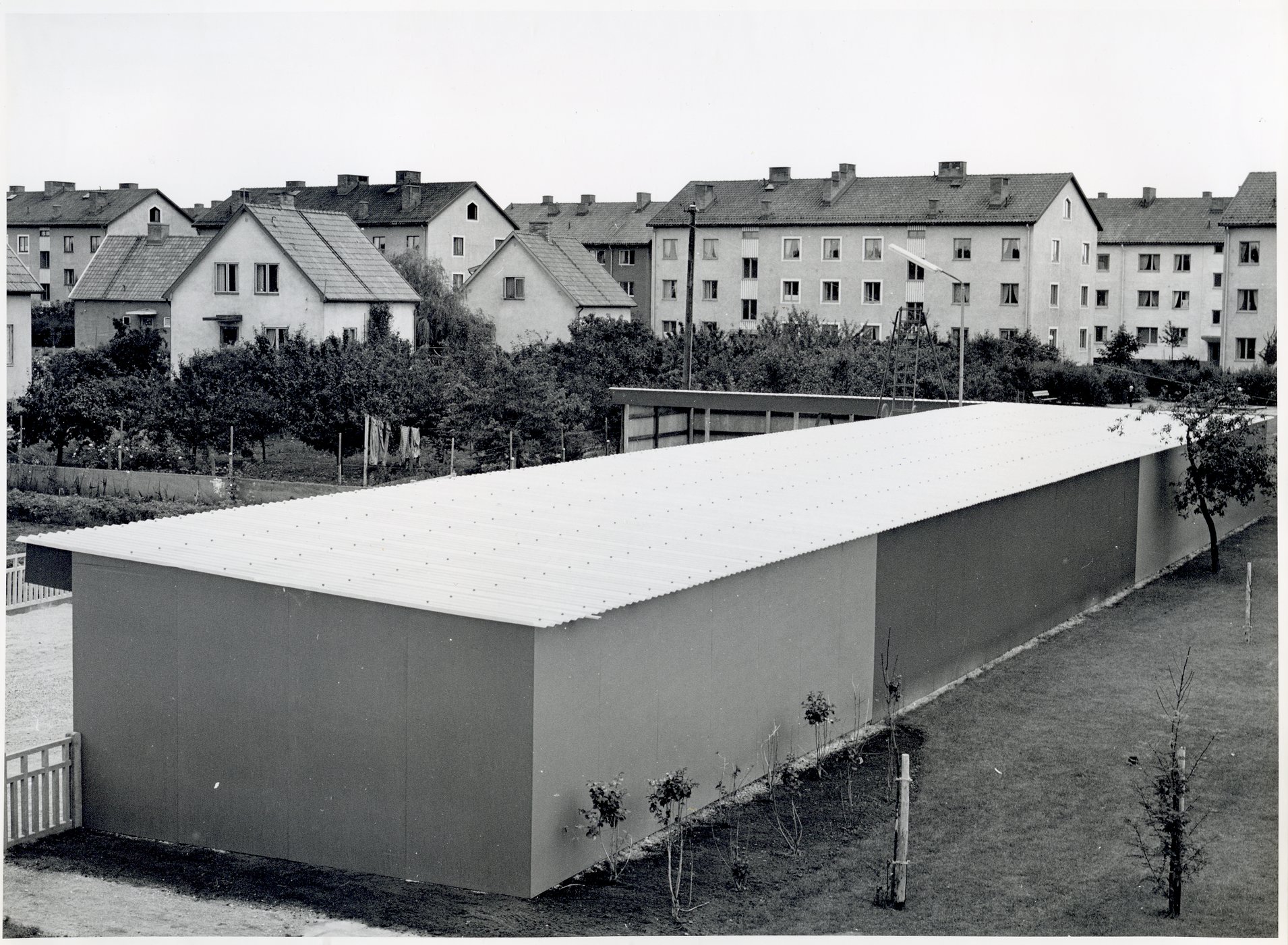 Bromölla Från "Paranthuset" mot Ågatan Garage 1960