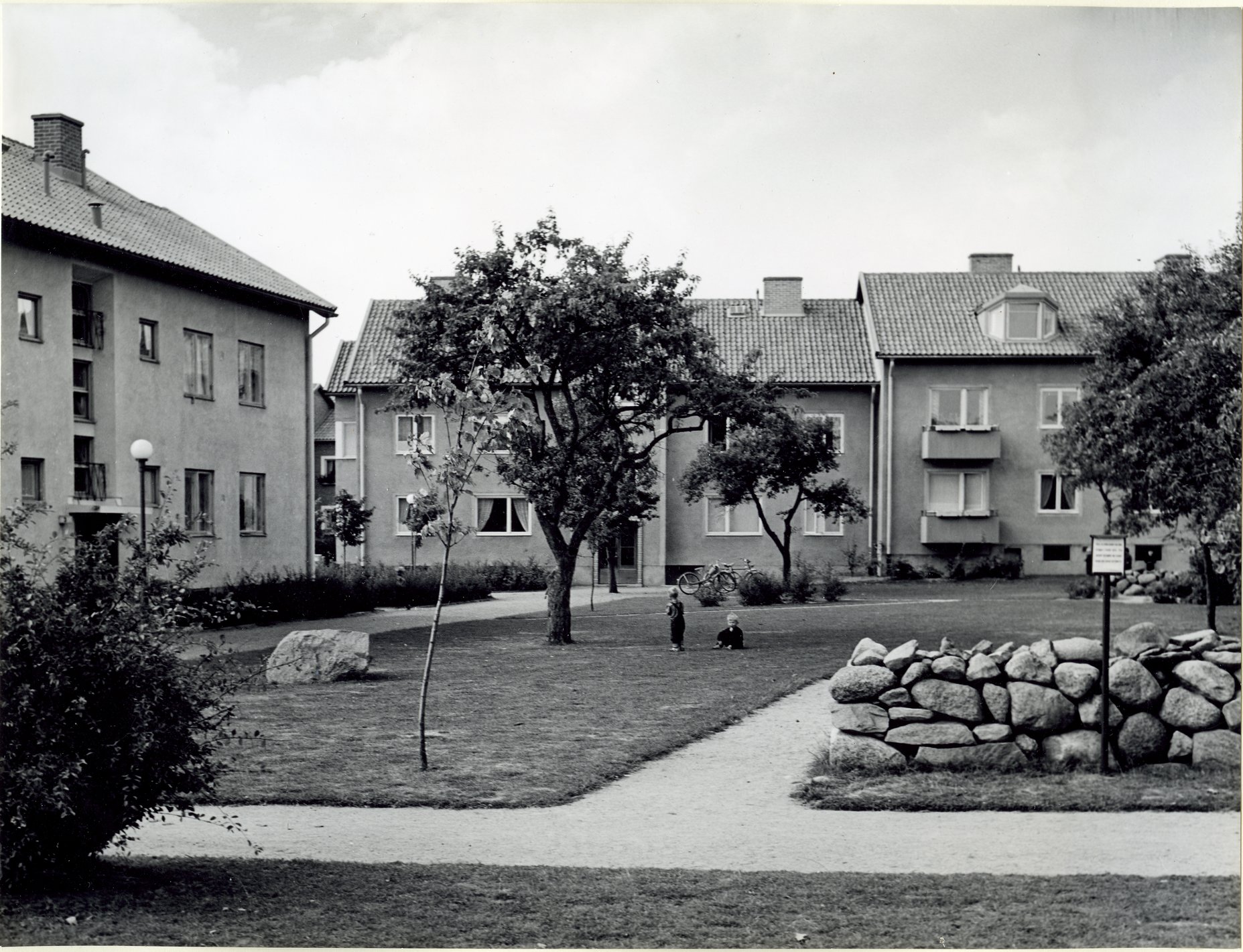 Bromölla Innergård Hagagatan Sölvegatan 1960