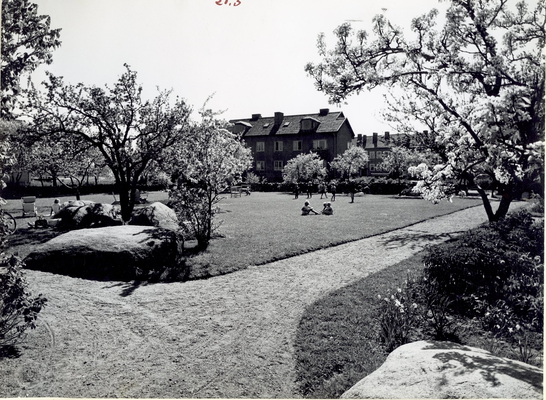 Bromölla Innergård mellan Hagagatan Dalagatan  1960