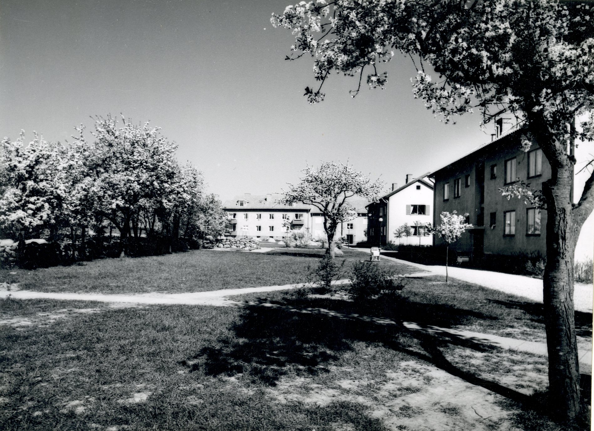 Bromölla Innergård mellan Hagagatan Dalagatan  1960