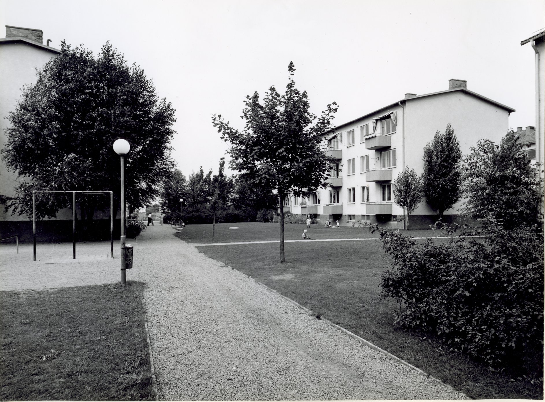 Bromölla Park Plantering vid Iföhus 1 1960