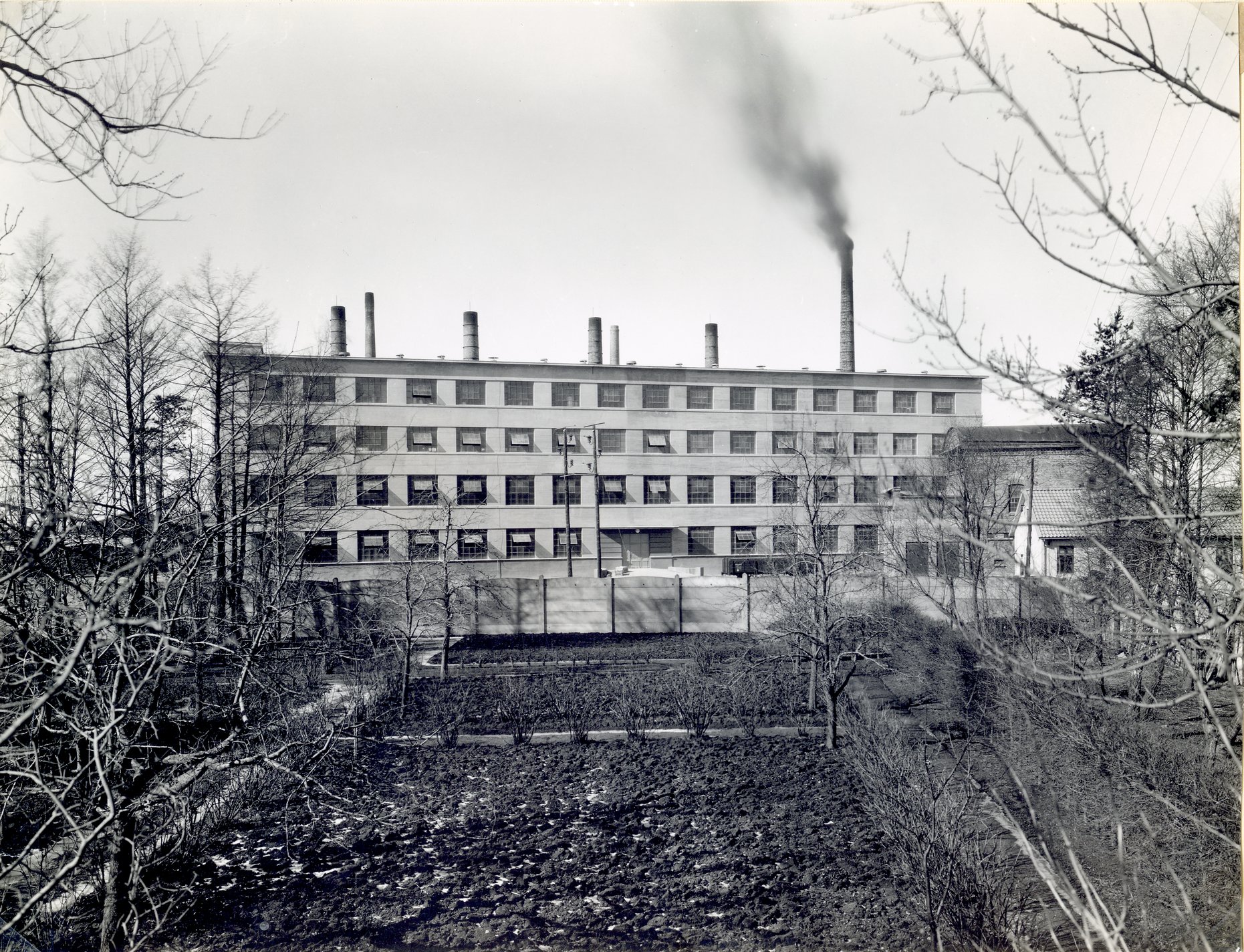 Fabrik Iföverken Isolatorfabriken Rundugnshuset Portvaktshuset 1931