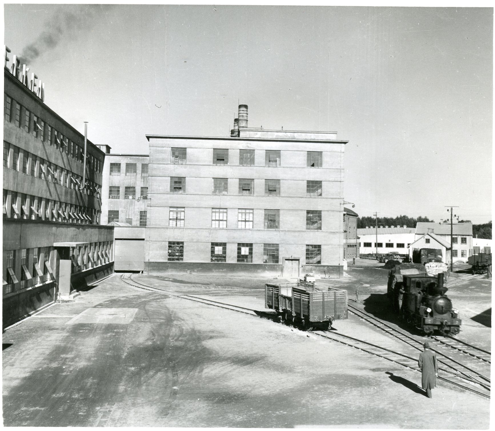 Fabrik Iföverken Isolatorfabriken Sanitetsgodsfabriken 1940