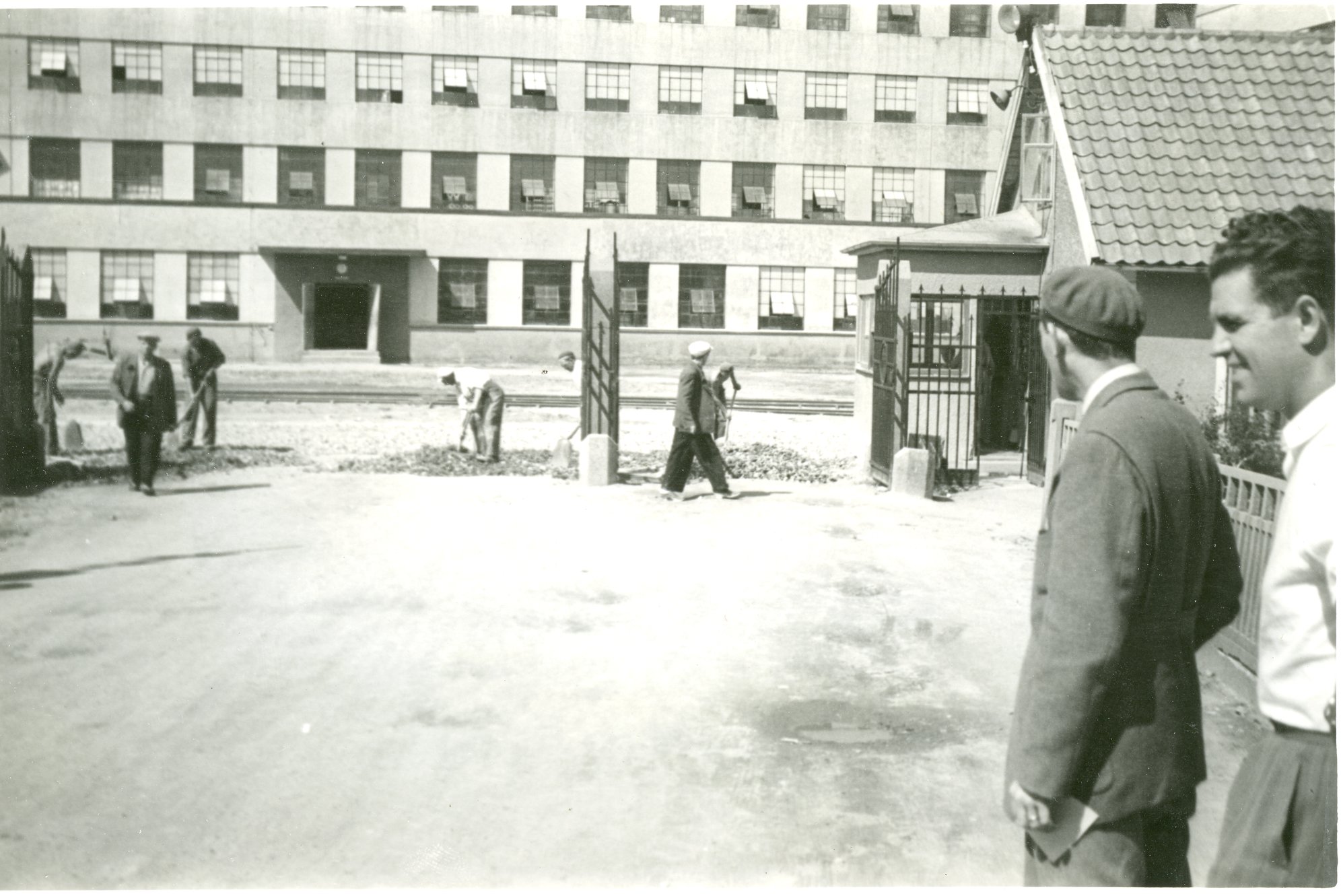 Fabrik Iföverken Byggnation "Nya" Portvakten 1950