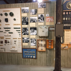 Iföverkens Industrimuseum utställning Säkringar och motstånd