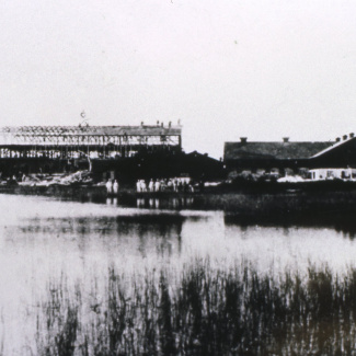 Fabrik Ifö Kaolinbruk Axel Hermansen från Ivösjön 1904