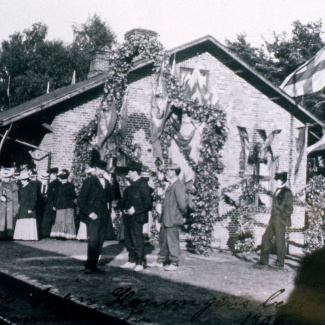 Bromölla Bromölla Station Invigning Kungabesök