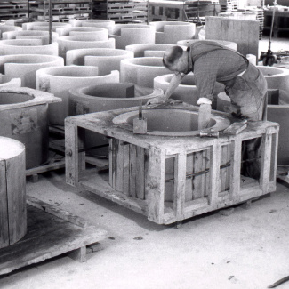 Fabrik Iföverken Chamottefabriken Tillverkning 1940