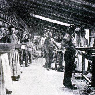 Fabrik Chamottetillverkning början 1900