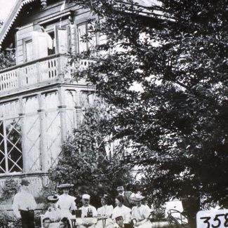 Bromölla Villa Ekebacken Storgatan Söder järnvägen. Brann ner 1929