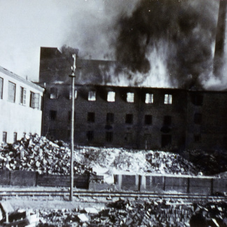 Fabrik Iföverken Chamottefabriken Brand 1940