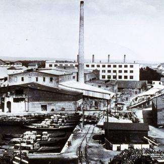 Fabrik Iföverken Hamn Snickeri 1930