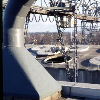 Fabrik Iföverken Massalager Brokran 1970