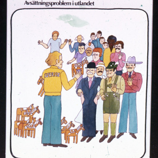 Fabrik SAF Ekonomiska Vårjournal 1975 Avsättning Utlandet