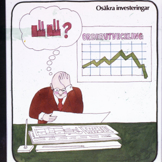 Fabrik SAF Ekonomiska Vårjournal 1975 Osäkra Investeringar