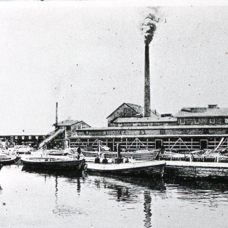 Fabrik Ifö Cementfabriks AB Aktibolaget Ifö Chamotte & Kaolinverk Hamn 1906