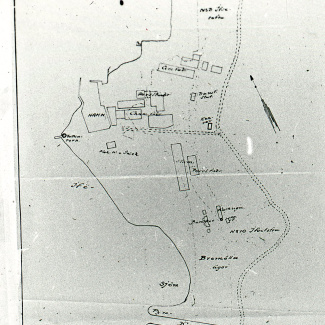 Fabrik Cementfabriks AB Aktibolaget Ifö Chamotte & Kaolinverk Karta 1919